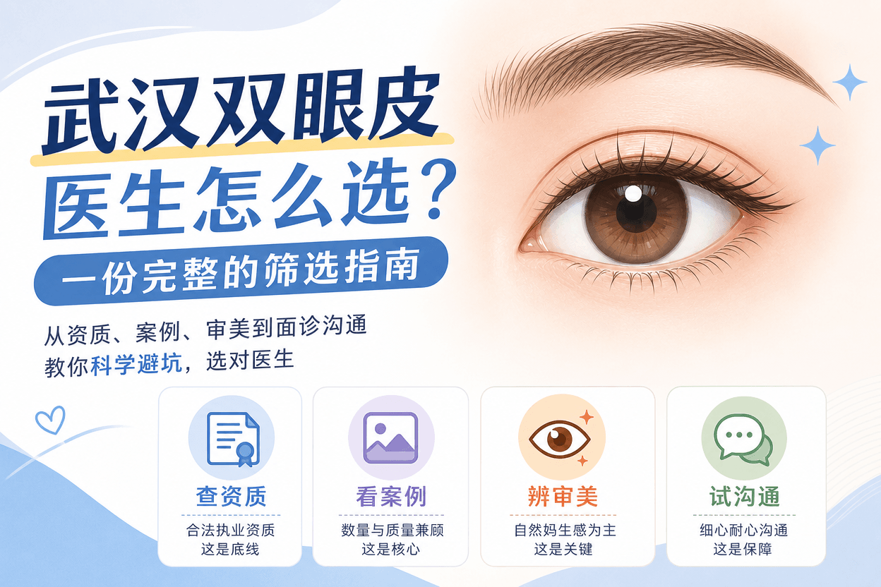 武汉双眼皮医生怎么选？2025年避坑指南
