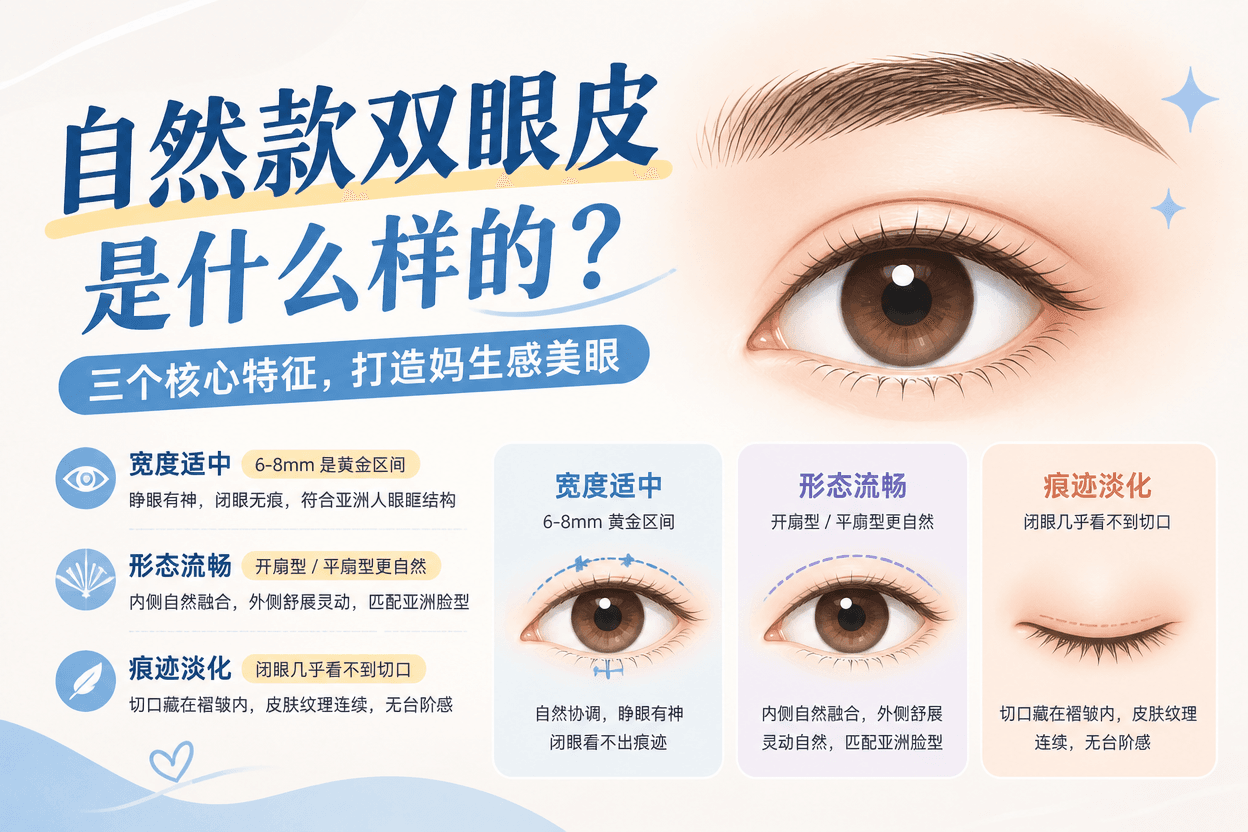 自然款双眼皮是什么样的？附案例解析